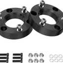 Richeer 2" Front Leveling Lift Kit Compatible with 2007-2026 Silverado 1500 2WD/4WD, Leveling Lift Kit for 2007-2026 Sierra 1500 2WD/4WD, Forged Front Strut Spacers Raise the Front of Vehicle by 2"