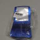 FUNFERY 100 Pack Mylar Resealable Bags Foil Packaging Bags with Clear Window,Zipper Pouch Smell Proof Bag for Food Storage,Cookies,Sample,Small Business(Blue,4x6inch)