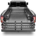 Truck Bed Extender, Aluminum Retractable Tailgate Extender, 49"-61" Adjustable Length, Drill Required, Fits for Toyota Tacoma, Nissan Frontier, Chevy Colorado, GMC Canyon, Maverick, Santa Cruz