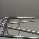 Drive Medical Deluxe 2-Button Folding Walker, Lightweight Walkers for Seniors and Adults, 350 lb. Weight Capacity, Silver (Standard, Silver)