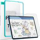 ESR 2 Pack Paper-Feel Screen Protectors for iPad A16 11th/10th Generation (11 Inch/10.9, 2025/2022), Write and Draw Like on Paper, 9H Tempered Glass, Matte Writing Film with Alignment Frame,Anti-Glare