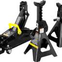 Torin AT82001B Hydraulic Trolley Service/Floor Jack Combo with 2 Jack Stands, 2 Ton (4,000 lb) Capacity, Black