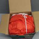 6FT Christmas Inflatable Decorations Hanging Santa Built-in Bright LEDs, Climbing Santa Claus with Gift Bag Christmas Roof Blow Up Yard Inflatables Decoration for Window Wall Outdoor Xmas New Year