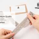 6 x Vitalizart Brown Velvet Ribbon 1" Christmas Handmade Frayed Edges Glossy Ribbon for Gift Wrapping Tree Ornaments Wreath Garland Holiday Decorations 5 Yd Total