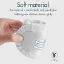 Canvas Ballet Shoes for Girls, Dance Practice Slippers Split Soft Leather Flat Shoes(Toddler/Little Kid/Big Kid) (White)