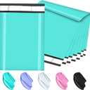 Poly Mailers 10x13 Inch 200 Pcs, Teal Shipping Bags, Mailing Envelopes with Self Seal Adhesive Strip, Waterproof and Tear-Proof Poly Bags for Non-Fragile Items
