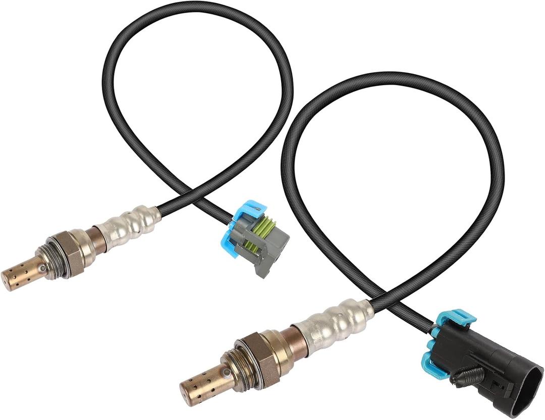 O2 Oxygen Sensor Compatible for Chevrolet, for GMC, for Buick, for Pontiac & for Saturn - Equinox 2015-2017, for Malibu 2008-2012, Lacrosse, G6, Aura - 2.4L, Upstream & Downstream, 2-PC Set