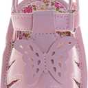 Josmo Baby Girl Sandals Soft Sole Spring Summer Dress Floral, Butterfly & Bow Sandals Size 2-4 Infant (Pink)