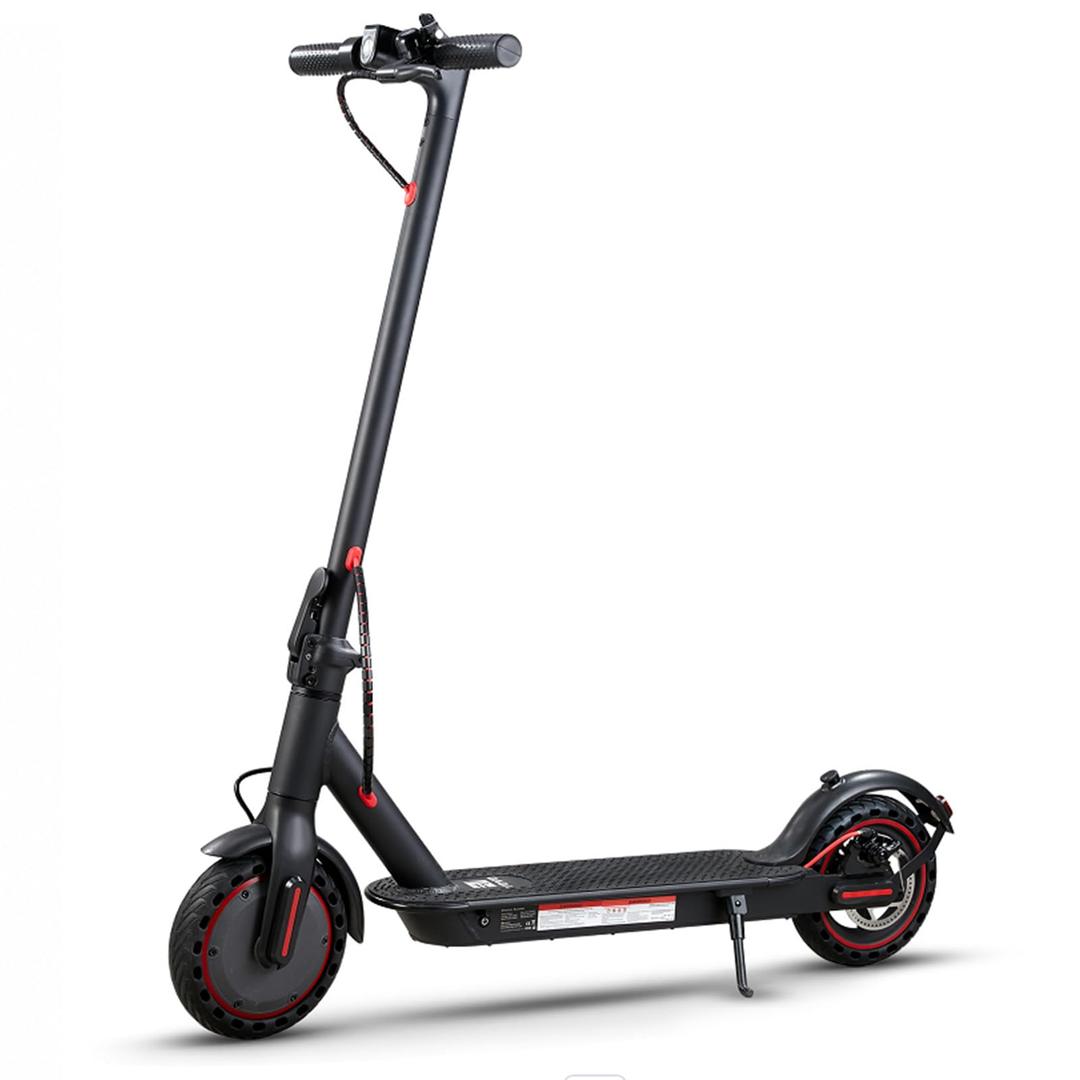 UrbanFish Electric Scooter for Adults, 350W Motor, 8.5" Tires, 16-19 Miles Long Range & 19 MPH Max Speed, Foldable Commuter E-Scooter with Dual Braking and APP Control