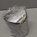 Small Mini Trash Can with Lid, Brushed Stainless Steel Small Tiny Mini Trash Bin Can, Mini Countertop Trash Cans for Desk Office, Swing Top Trash Bin 1.5 L/0.40 Gal (Sliver)