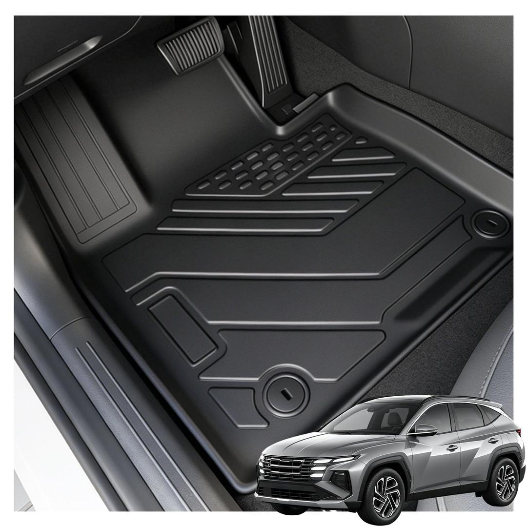 Prosheve Floor Mats & Cargo Liner for 2022-2025 2026 Hyundai Tucson Gas, (NOT Fit Hybrid) Full Set Car Floor mats with Cargo Liner， All Weather TPE Accessories for Tucson
