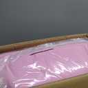 Amazon Basics 3-Piece Soft Microfiber Kid's Comforter and Pillow Sham Set, Full/Queen, Light Pink, Solid