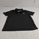 adidas Men's Train Essentials Polo Shirt (Large, Black)