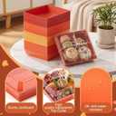 120 Pack Fall Small Charcuterie Boxes with Lid, Autumn, Colors, 5.3 x 4.9 x 2.5 inches