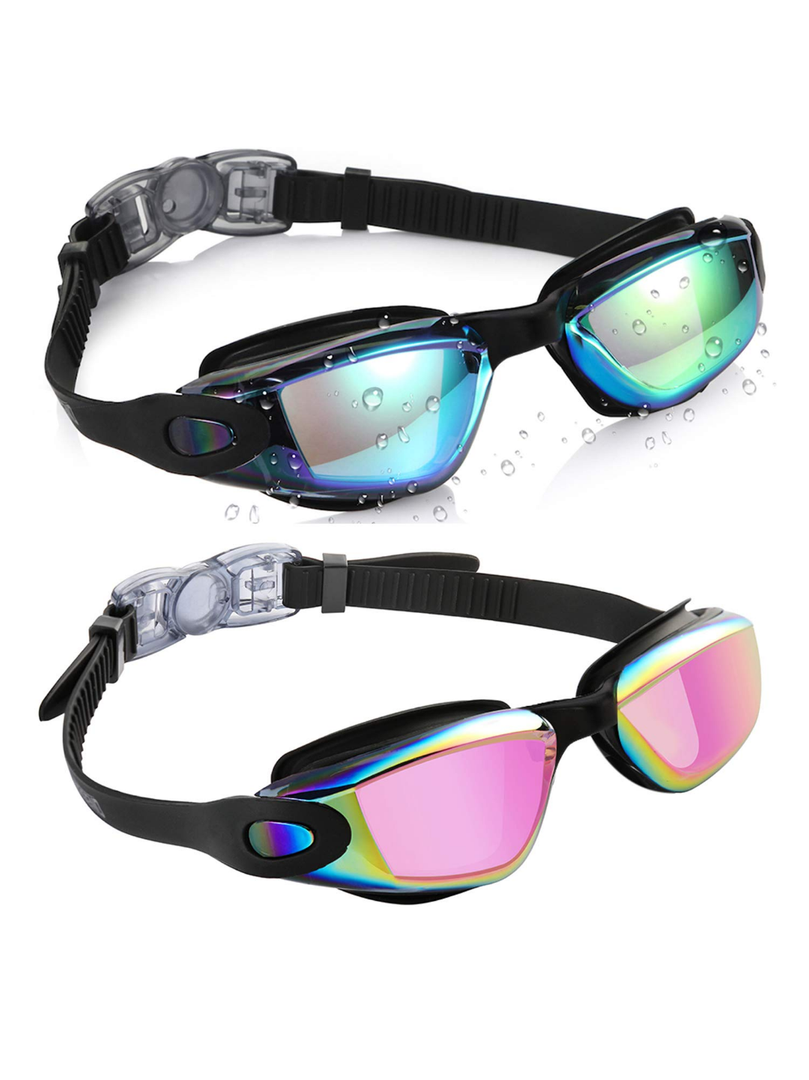 Aegend Kids Swim Goggles, Pack of 2 Swimming Goggles for Children Boys & Girls Age 3-14