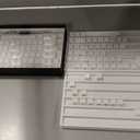 HITIME XVX Shine Through Keycaps with IMD Tech, Custom Keycaps 60 75 100 Percent, White Key Cap Set OEM Profile,118 Keys Side Printed for Mechanical Keyboard, Topographic