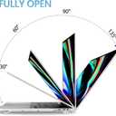 Mektron Designed Case for MacBook Pro 16 Inch A2141 Cover 2019 Release 16" with Liquid Retina Display/Touch ID, Plastic Hard Shell with Keyboard Skin & Screen Protector, Watercolor Blue Flower