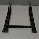 Portable Toilet Seat, Stainless Steel Emergency Toilet, Folds Camping Toilet Seat, Convenient For Camping, Travel & Emergency(black)