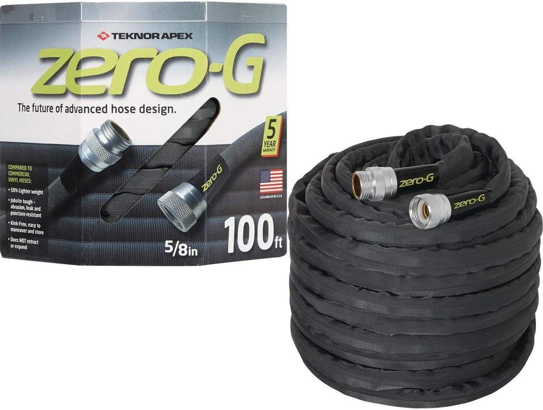 4001-100 5/8" X 100' Zero-G Lightweight Ultra Flexible Durable Kink- Free Garden Hose10
