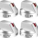 AMI PARTS NE63T8111SS/AA NE63T8311SS/AA NE63BG8315SSAA Fit for Samsung Stove Knob Replacement (4PCS) DG94-03500A/Z DG94-03797Q DG94-03797P for Samsung Electric Stove/Oven Knobs