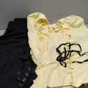 2 Pcs Men's Pirate Costume Set Renaissance Pirate Shirt, Medieval Viking Pirate Costume for Cosplay (X-Large, Black)