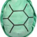 31 Inch Wearable Turtle Shell Pillows Tortoise Shell Plush Turtle Stuffed Animal Dress Up Cushion Costume for Adlut