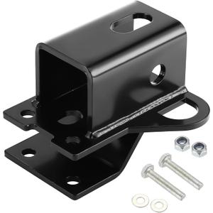 Utv 2 Inch Rear Receiver Hook Receiver Hitch ATV Hitch Receivers Heavy Duty Steel, Compatible with Honda Rancher Foreman Rubicon Trx500 520 700 Rincon 650 680 2003-2026, Black