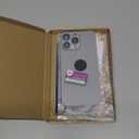 LNONLS 15 Pro Max Back Glass Replacement for iPhone 15 Pro Max Rear Back Cover Glass Waterproof and Camera Lens+Professional Repair Tool Kit (Natural Titanium)