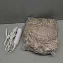 Minervada Heated Blanket Electric Throw 50''x60'', 1-10 Hour Auto Shut-Off 9 Heating Levels Small Warm Soft Flannel Electric Blanket Machine Washable - Brown