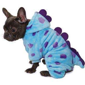 Dinosaur Costume for Small Dogs and Cats, Dog Hoodies Cold Weather Coat,Dog Pajamas for Christmas Halloween, 2XL 