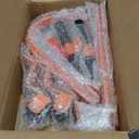 2 Pack Ladder Hooks for Roof Ridge with Wheel,Heavy Duty Ladder Roof Hook with Rubber Grip T-Bar,Upgrade Load-Bearing Steel Bars Extension Ladder Stabilizer for 500 lbs Weight (Patent Pending)