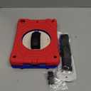 BMOUO Case for iPad 6th/5th Generation Case (9.7 inch, 2018/2017), with Screen Protector, 360 Rotating Stand & Hand & Shoulder Strap Kids Case for iPad 6th/5th Gen, Red