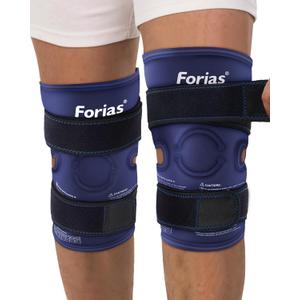 Forias 14.4" Ice Pack for Knee Pain Relief(2 Pack), Reusable Gel Ice Pack Wrap for Injuries, Knee Replacement Surgery, Swelling, Arthritis, Meniscus Tear, and ACL, Blue (XL)