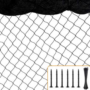 BSTPCOO Chicken Netting 25'x25' with 1" Mesh Nylon Bird Netting for Chicken Coop, Heavy Duty Poultry Net Bird Net for Garden Deer Fence for Fruit Tree