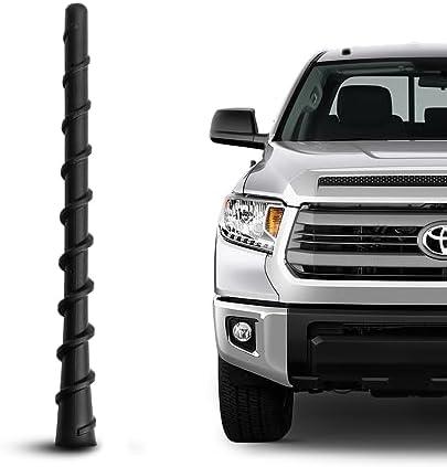 Jamscar Short Antenna Compatible for Toyota Tundra Accessories 2000-2025, 7" Flexible Rubber Pickup Truck Radio Antenna Replacement, for Optimized AM FM Signal Reception