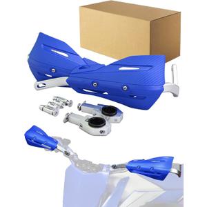 JFG RACING Dirt Bike Handguards,Universal 7/8" 22mm and 1 1/8" 28mm Handlebar Motorcycle Hand Guards for YZ YZF WR XT TTR 125 250 450 Dirtbike Motocross Supermoto ATV Scooter Enduro Ebike-Blue