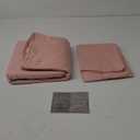 Nestl Blush Pink Duvet Cover Full Size - Soft Double Brushed Full Size Duvet Cover Set, 3 Piece, with Button Closure, 1 Duvet Cover 80x90 inches and 2 Pillow Shams