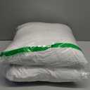 14x14 Decorative Throw Pillow Inserts-Down Feather Pillow Inserts-Square-Cotton Fabric-Set of 2-White.