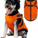 Norbi Warm Dog Coat,Dog Jacket for Small Dogs 2 in 1 Winter Dog Coat, XL