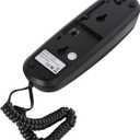 OF-990 Slimline Telephone Wall-Mountable Basic Corded Telephone No AC Power Required, Corded Home Phone Black