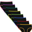 Nalwort Girls Panties Big Kids Cotton Underwear for Teens Briefs Pack of 8 XL- 12-14 Years
