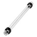 8 Inch Clear Sight Glass Tube with 2 Rubber Washers | Replacement Part for Steamaster HPJ-2S Steamer