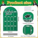 CroBlissful 27 x 16 Inch Graduation Photo Board Picture Frames Wall Decor Collage Display Blue Felt Board for 4 x 3 Inch Photo DIY Picture Holder 2026 Graduation Party Decorations