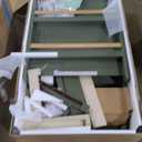 Graco Read-with-Me 4-in-1 Convertible Crib with Drawer (Olive with Driftwood) - GREENGUARD Gold Certified Converts to Toddler Bed, Daybed, and Functional Bookshelves