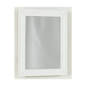 Rattan Trim Wall Mirror 18"×25"