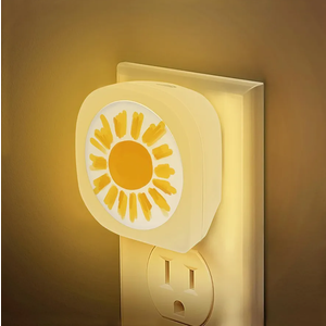 Vintage Sun Night Light Plug into Wall 0.5W LED Lights Auto on/Off for Family Friends Holiday Gifts & Home Decor