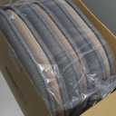 GORILLA GRIP Slip Resistant Tufted Chair Cushions, No Ties Required, Set of 6 Memory Foam Pads for Dining Room Kitchen Table, Office, Rocking Chairs, Plush Seat Cushion Pad, Home Decor, 16x17, Gray