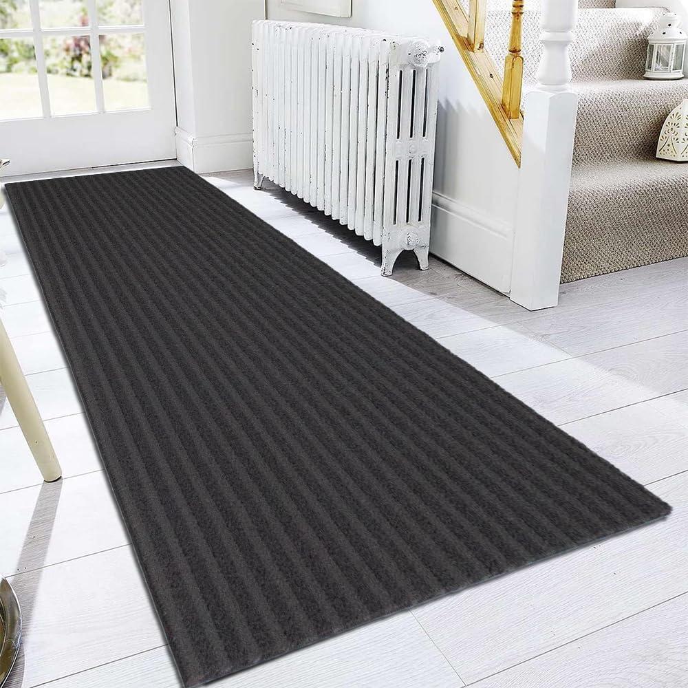 Runner Rug Indoor/Outdoor Waterproof Carpet Runners 2'X3', Hallway Kitchen Entryway Bedroom Area Rugs with Natural Non-Slip Rubber Backing, Garage mat (Custom Sizes)