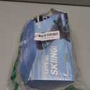 findway Ski Goggles OTG - Over Glasses Snow/Snowboard Goggles for Men, Women & Youth - 100% UV Protection (A1-white Silver Vlt 10%)