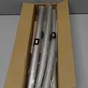 Brushed Nickel Curved Shower Curtain Rod 33-78 Inches Adjustable Splicing Design Curved Shower Rods Round Shower Curtain Rod Rust Proof Stainless Steel Curved Shower Rods For Bathroom Need to Drill (35-76")